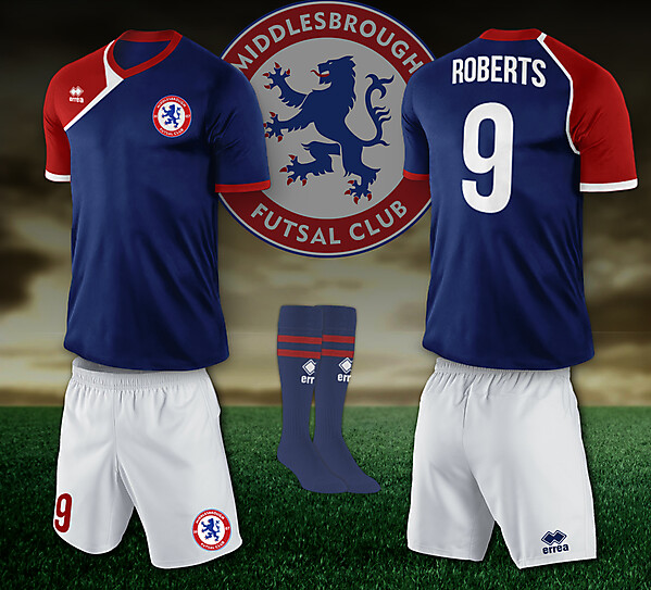 Middlesbrough Futsal 2013 Home Kit