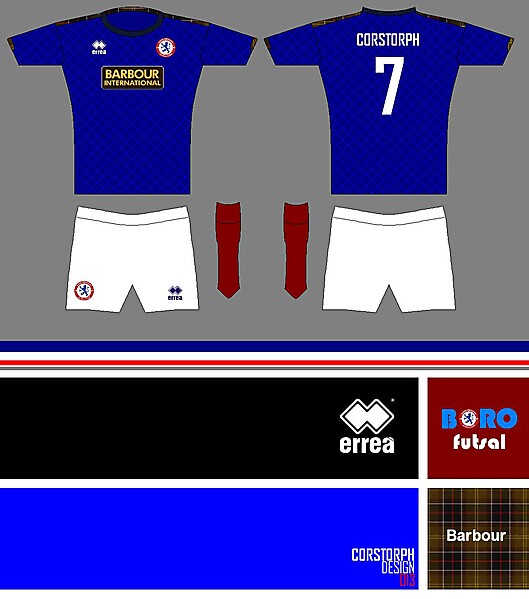 Middlesbrough Futsal Club errea - Barbour - Corstorph Design 013