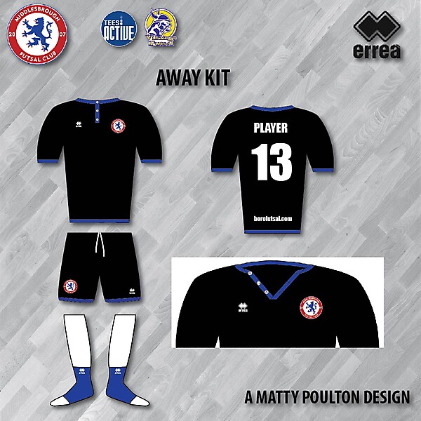 Errea Boro Futsal Kit Away