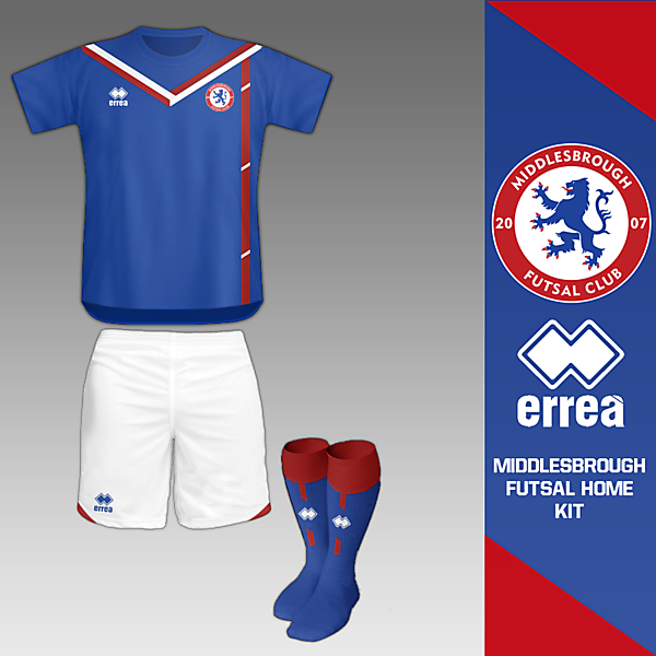 Middlesbrough Home Futsal Kit