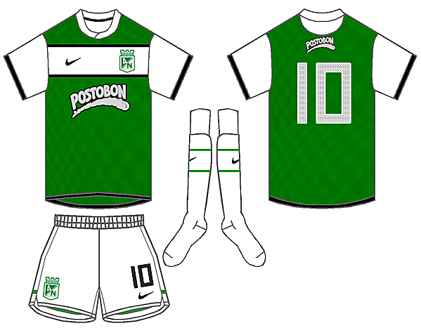 CD Atletico Nacional Home Kit