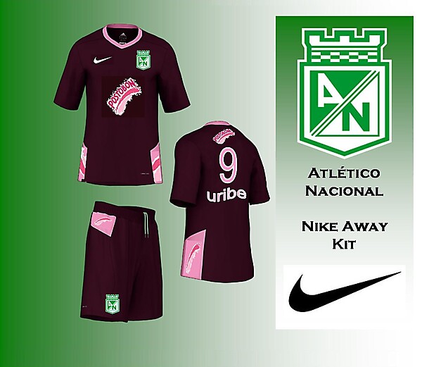 Atletico Nacional - Nike Away Kit