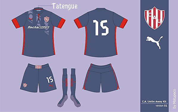 Union de Santa Fe Away kit ver 01