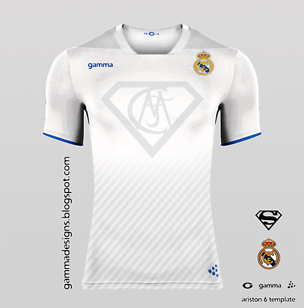 superman+real madrid home kit