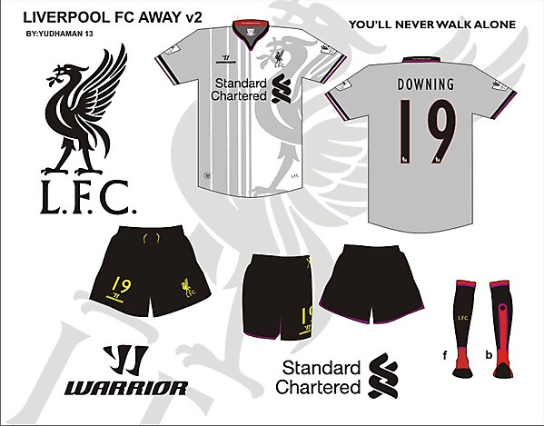 Liverpool FC third or away kit v2