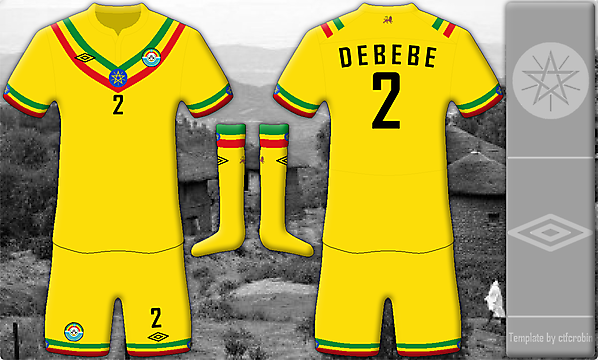 Ethiopia Home - Umbro Kit