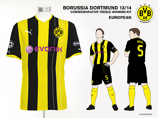 Borussia Dortmund European Kit