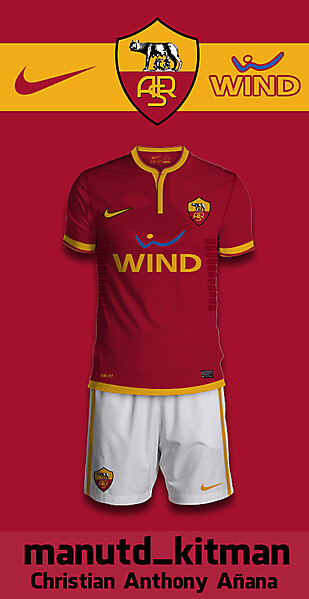 AS Roma Nike Home Kit