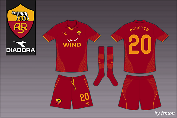 AS Roma Diadora Home