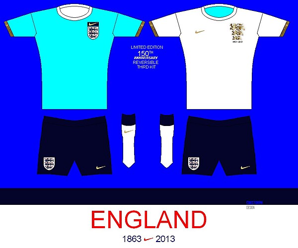 England Limited Edition Third/ Reversible