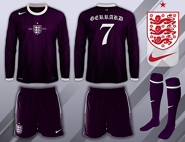 England 150th Anniversary Away Kit