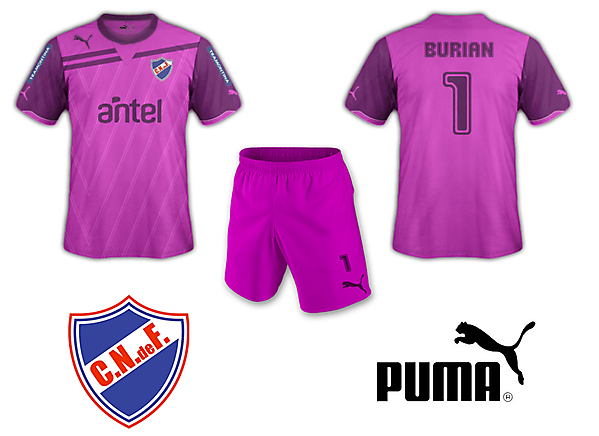 Club Nacional de Football Goalkeeper Kit Puma
