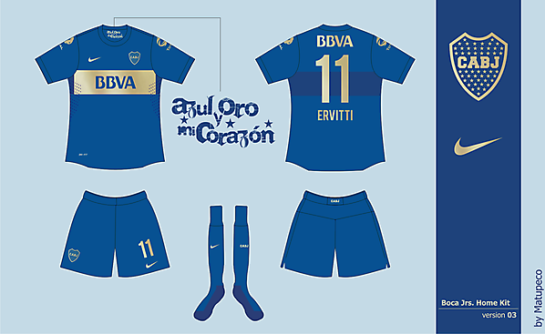 Boca Jrs Home Kit 03