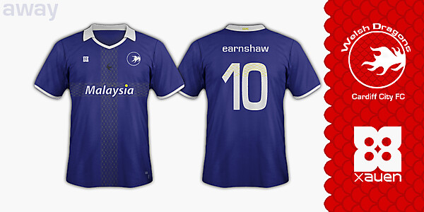 Cardiff City FC - Welsh Dragons - Away kit