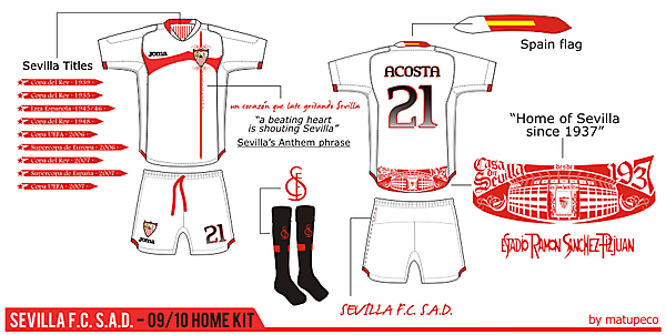 Sevilla FC SAD Home kit ver. 01