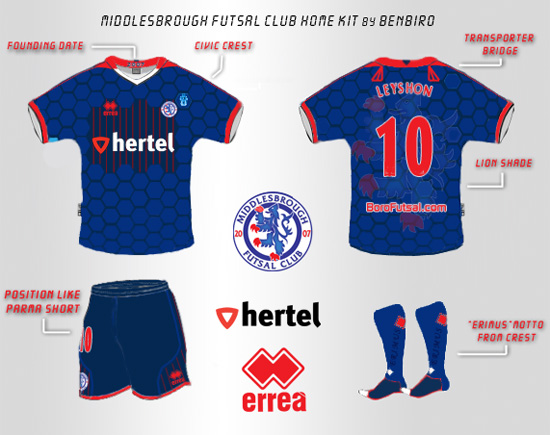 Boro Futsal Home Kit BB