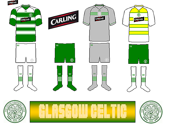 Celtic 2010/11 Kits by Wondermaze