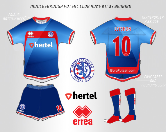 Boro Futsal Home Kit BB