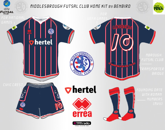 Boro Futsal Home Kit BB