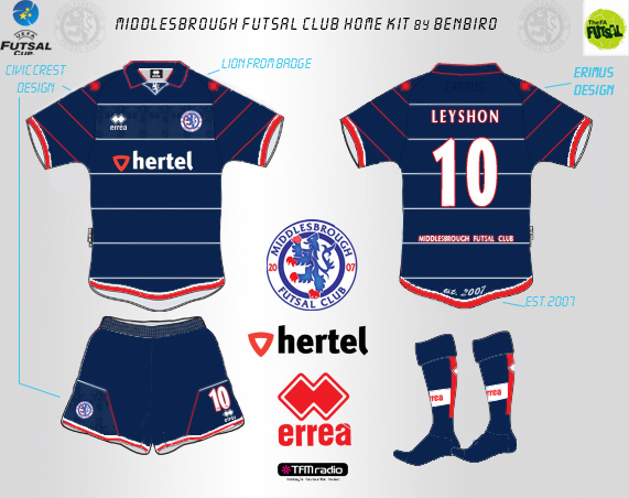 Boro Futsal Home Kit BB