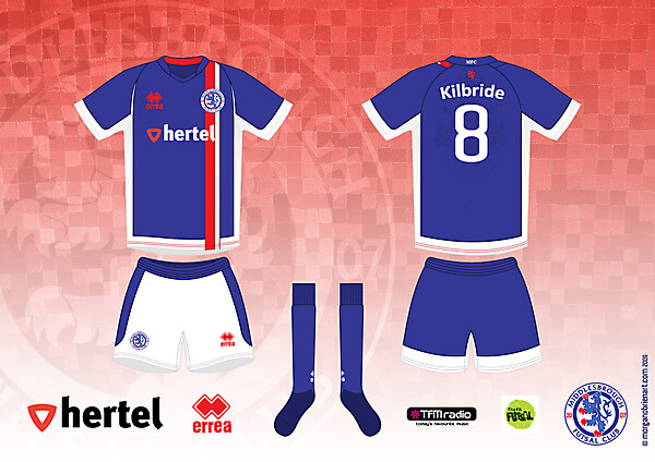 Middlesbrough Home Kit Version 8 by Morgan OBrien