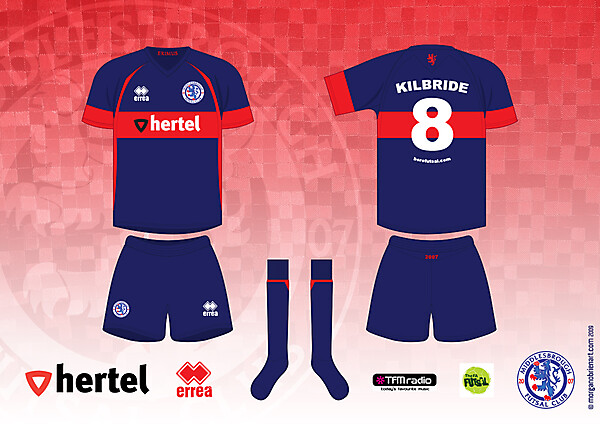 Middlesbrough Home Kit Version 10 by Morgan OBrien 