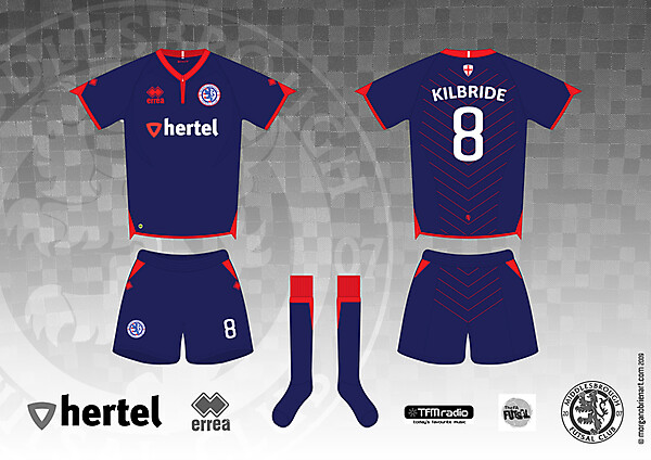 Middlesbrough Home Kit Version 10 by Morgan OBrien 