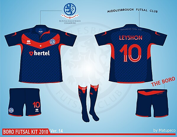 Middlesbrough Futsal Club Kit - Version .14