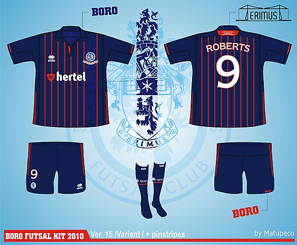 Middlesbrough Futsal Club Kit - Version .15 variant
