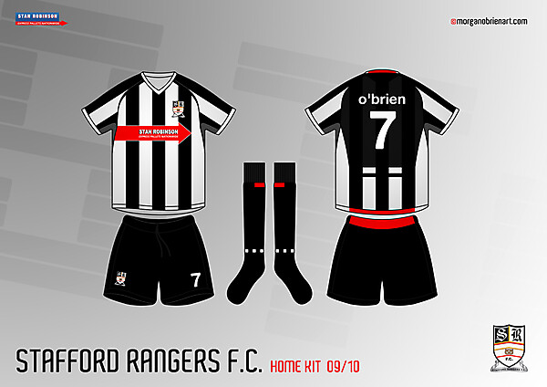 Stafford Rangers Home Kit