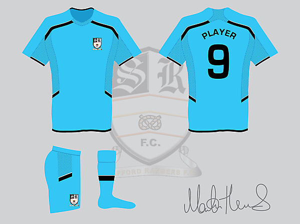 Stafford Rangers FC Away Kit - Martin Thomas Design