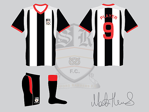 Stafford Rangers FC Home Kit #3 - Martin Thomas Design