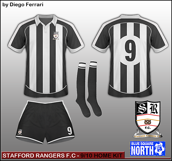 Stafford Rangers - 9/10 Home kit 