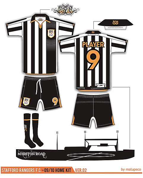 Stafford Rangers Home Kit ver. 02