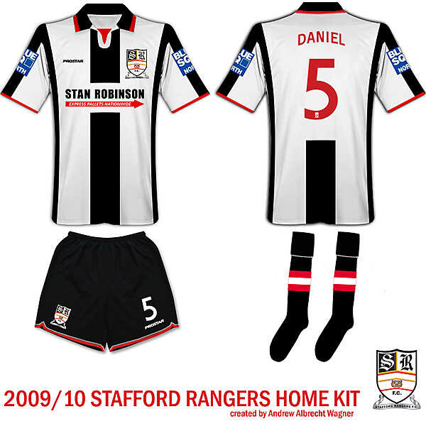 Stafford Rangers Home Kit