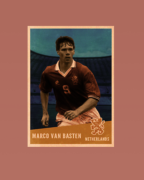 Van Basten Vintage Style card