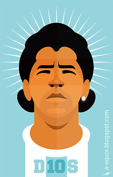 Maradona - Illustration