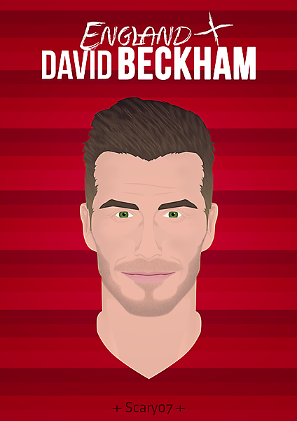 David Beckham Vector-Art