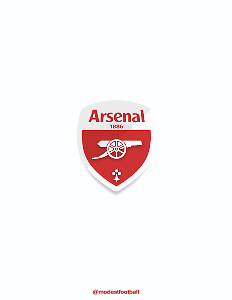 Arsenal logo redesigned v2
