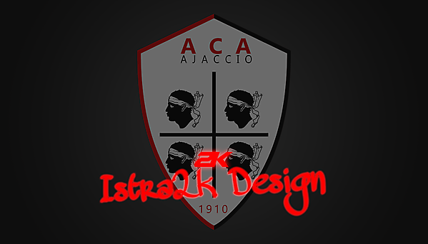 AC Ajaccio - Logo redesign + YOUTUBE VIDEO !