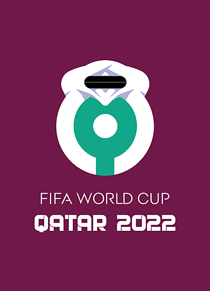 Qatar 2022 World Cup logo concept
