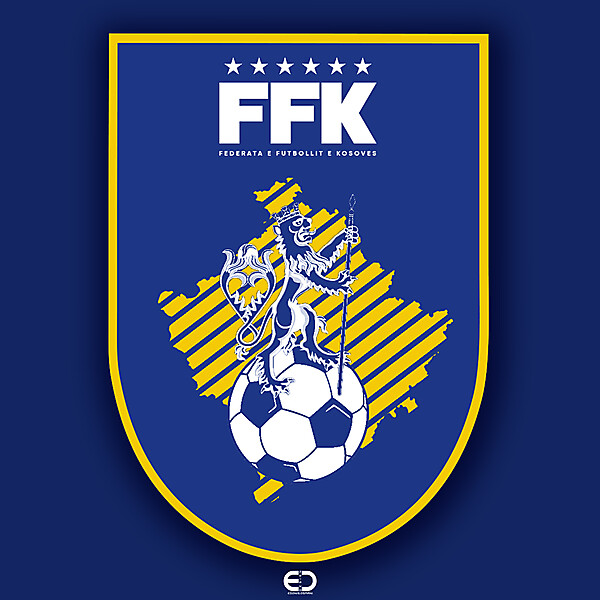 KOSOVO LOGO - FFK LOGO - Design by: EO