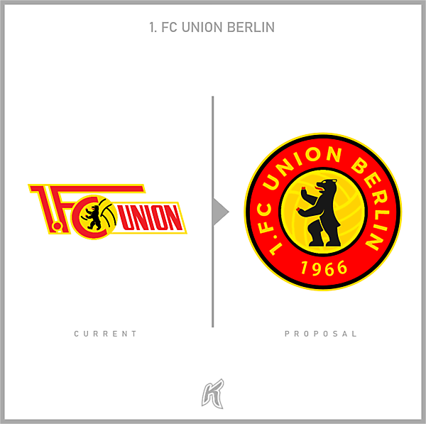 1. FC Union Berlin Logo Redesign