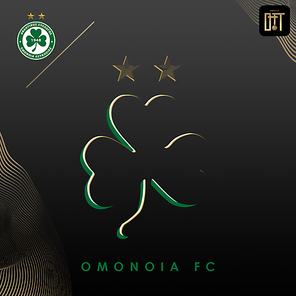 OMONOIA FC - BRUSH STROKES CONCEPT LOGO