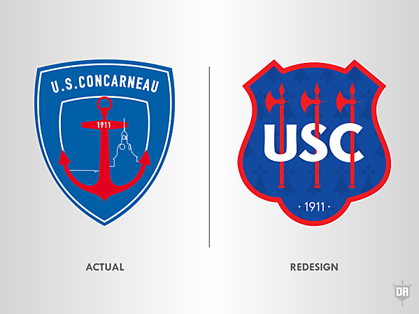 US Concarneau Crest Redesign