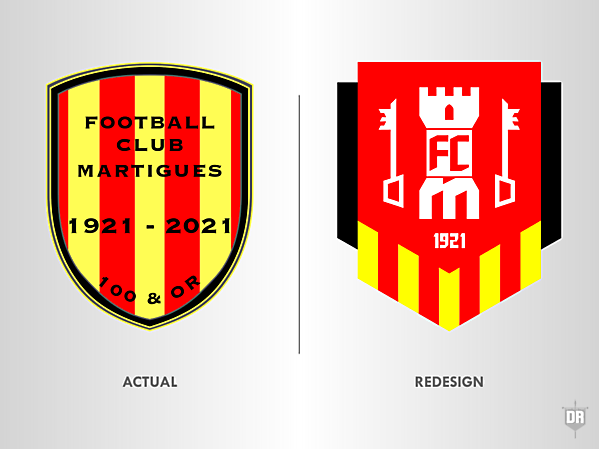 FC Martigues Crest Redesign