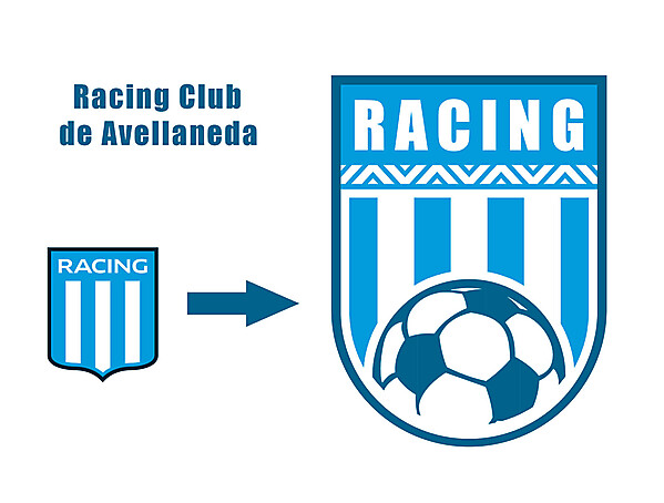 Racing Club de Avellaneda Crest Redesign
