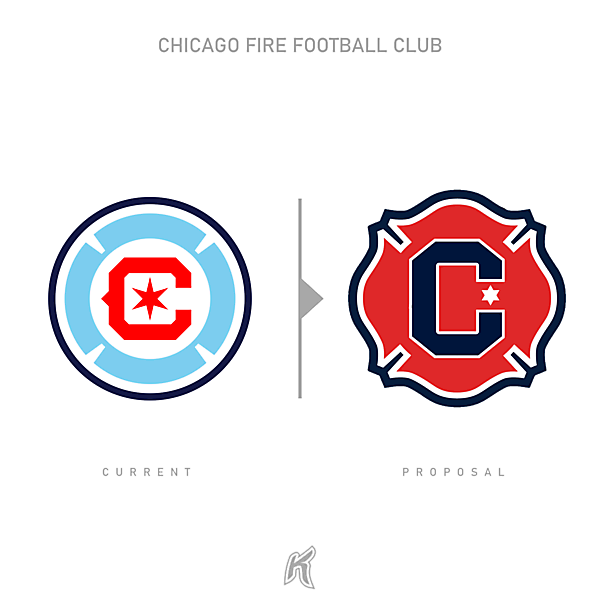 Chicago Fire Logo Redesign