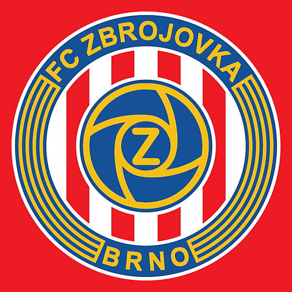 FC Zbrojovka Brno Logo/Crest Redesign Color