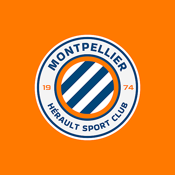 Montpellier HSC – Striped Identity Crest (France)